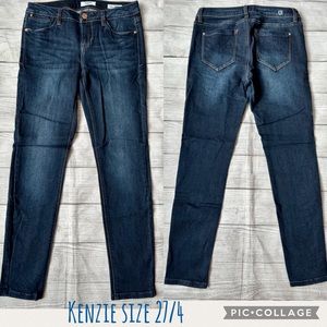 Kensie Ankle Biter Dark wash skinny jeans